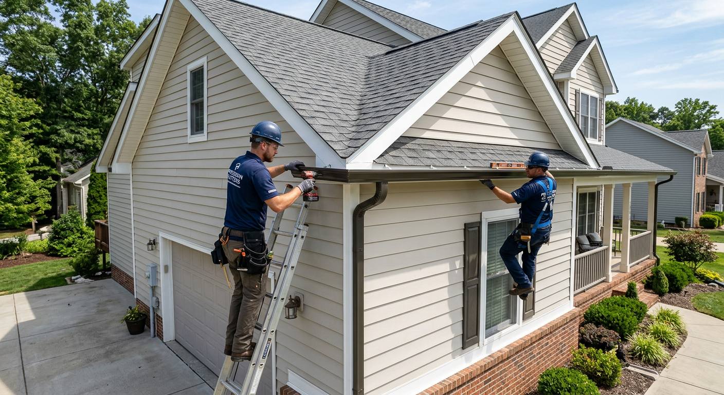 Seamless gutter installation Louisville KY