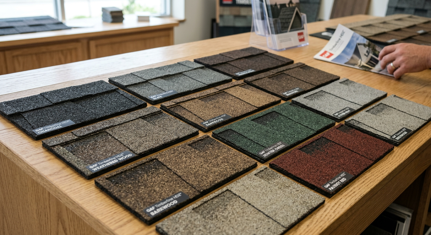 Architectural shingle material selection for roof replacement Louisville KY