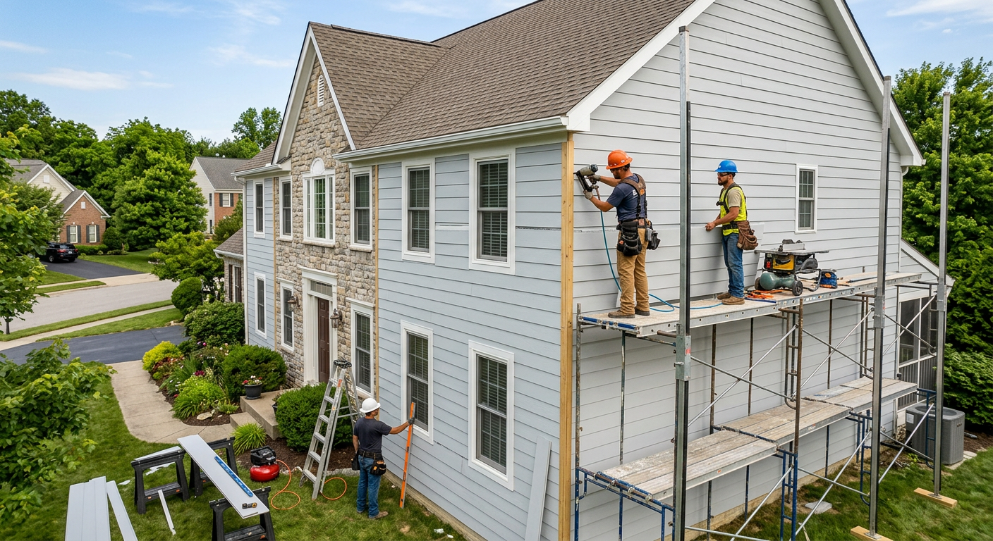 Siding installation contractors Louisville KY