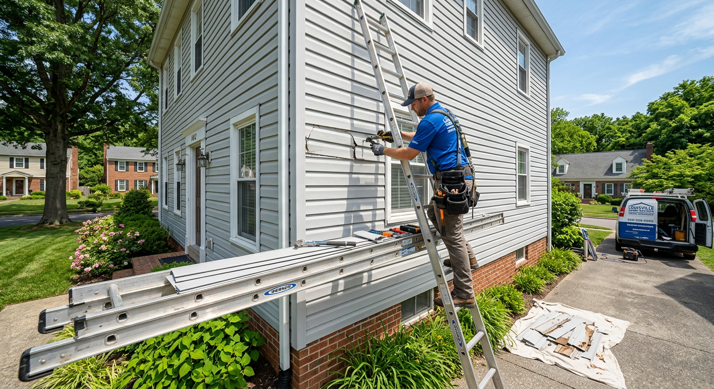 Siding repair contractor Louisville KY